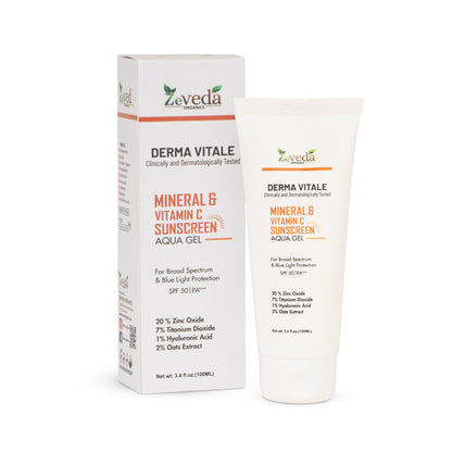 Vitamin C Sunscreen SPF 50 PA+++ with Hyaluronic Acid (100ml)