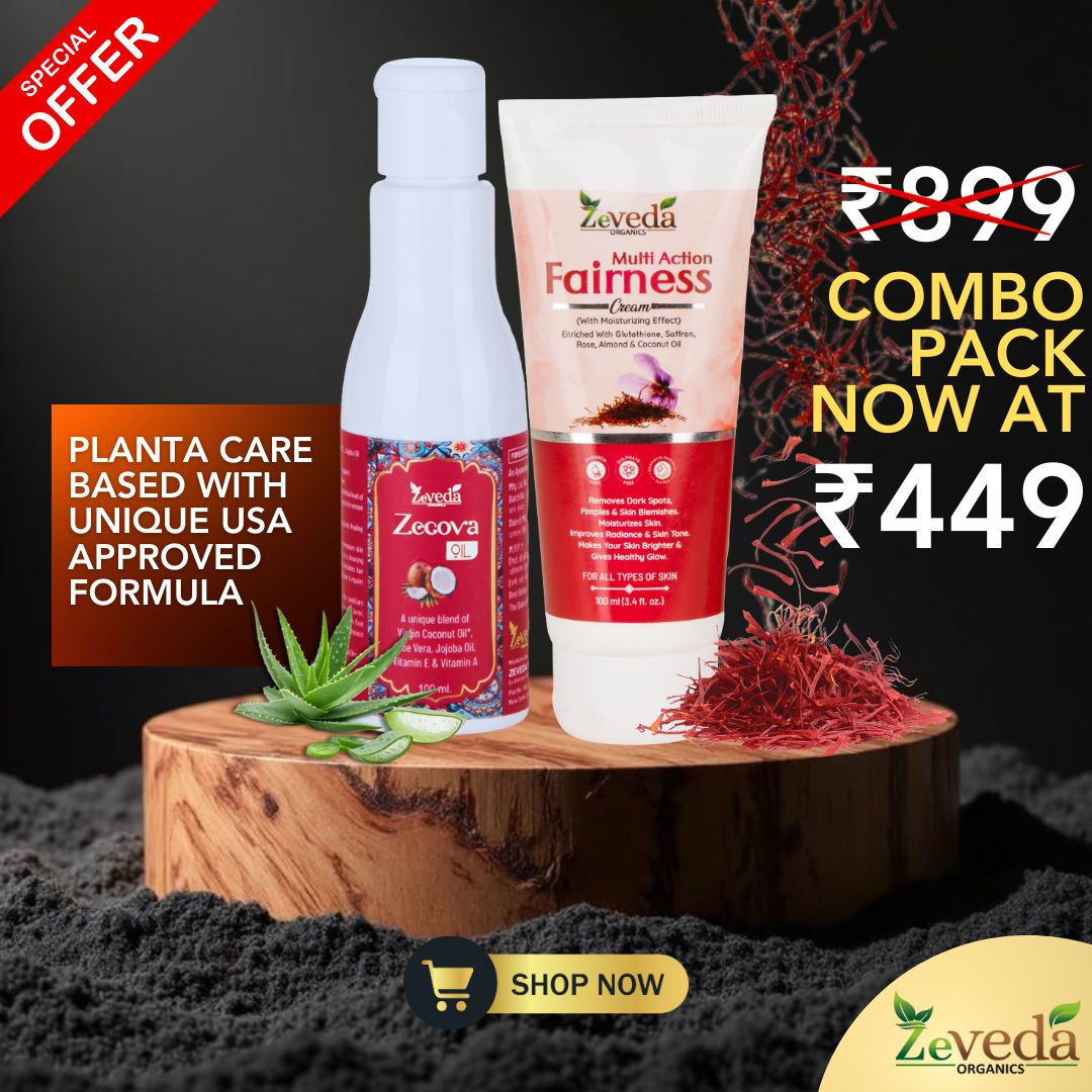 Glow & Nourish Combo – Multi-Action Glow Cream + Zecova™ Multi-Purpose Nourishing Oil