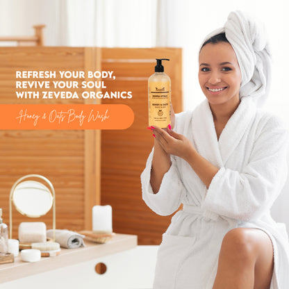 Nourishing Honey & Oats Body Wash (500ml)