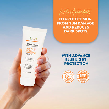 Vitamin C Sunscreen SPF 50 PA+++ with Hyaluronic Acid (100ml)