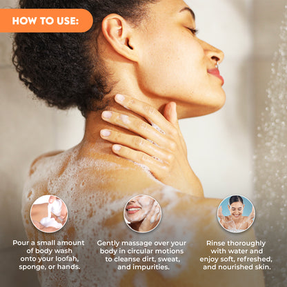 Nourishing Honey & Oats Body Wash (500ml)