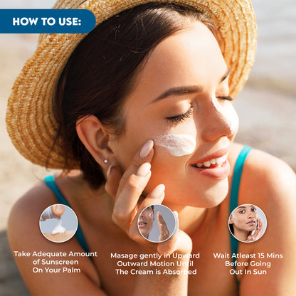 Vitamin C Sunscreen SPF 50 PA+++ with Hyaluronic Acid (100ml)