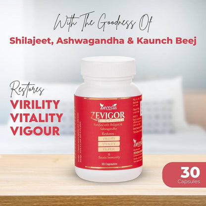 Zevigor Ayurvedic Vitality Capsules for Men