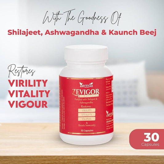 Zevigor Ayurvedic Vitality Capsules for Men