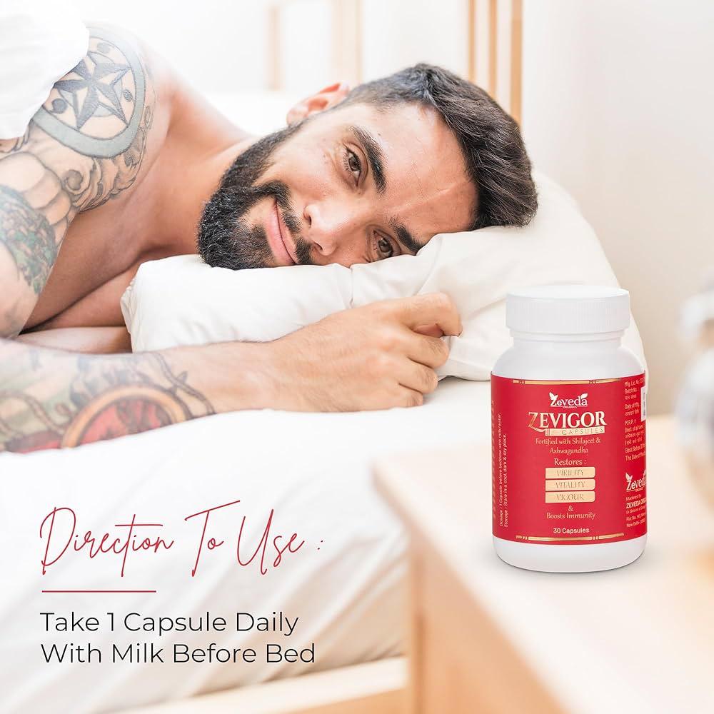 Zevigor Ayurvedic Vitality Capsules for Men